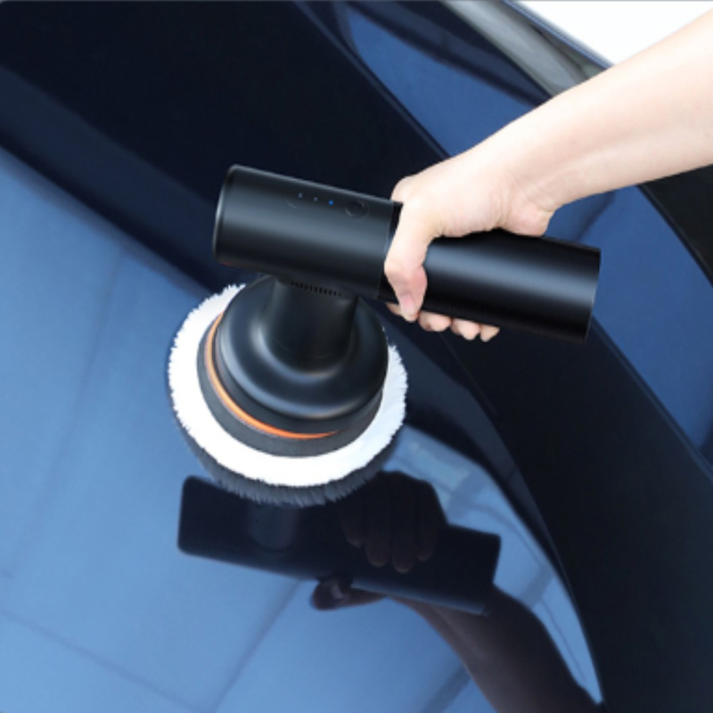 Wireless car waxing machine polishing machine grinding machine rechargeable lithium battery small household labor-saving electric beauty tool car paint