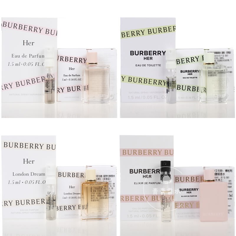 Burberry Her Strawberry Milkshake Perfume Sample
