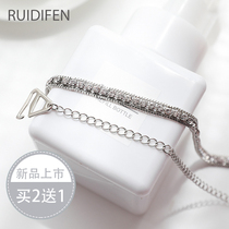 Underwear shoulder strap Diamond shoulder strap can be exposed metal accessories Female net red new wedding dress bra belt bra belt