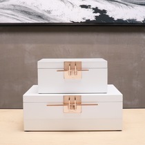 New Chinese Modern Creative Jewelry Box Jewelry Box Decoration Model Room Hotel Indoor Bedroom Dressing Cabinet Decoration