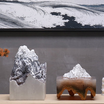 New Chinese style modern light luxury creative sculpture handicraft ornaments Model room Indoor living room TV cabinet entrance decoration