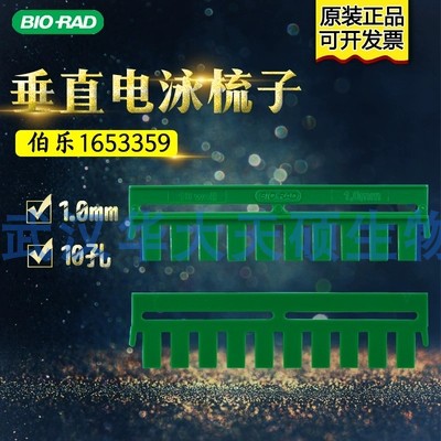 美国伯乐垂直电泳制胶梳子 WB 蛋白梳1653359/1653360 1.0MM 10孔