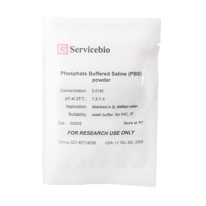 Servicebio PBS缓冲液（干粉）G0002-2L 磷酸盐缓冲盐溶液