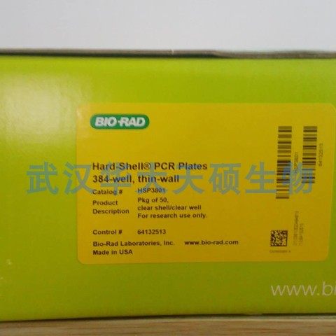 Bio-rad伯乐HSP3801 PCR板 384孔全裙边反应板透明孔裙边 50块/箱