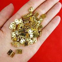 Mini miniature small hinge 2 points pure copper hinge antique Chinese style hardware pure copper jewelry box all copper small folding page