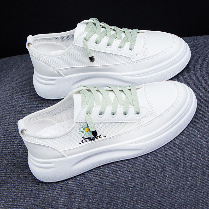 Summer 10 Little Girl Little White Shoes 12 Junior High School Students Sports Tennis Shoes 15-year-old CUHK Breathable Casual Women's Shoes