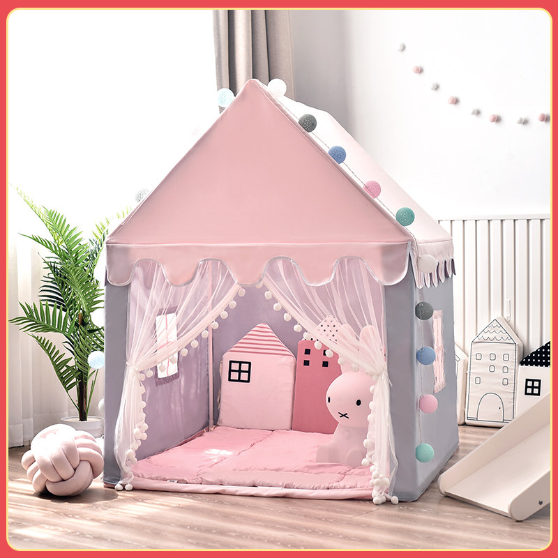 Little Turtledove Children's tent Indoor game house Princess Girl Home small house Castle bed separation artifact
