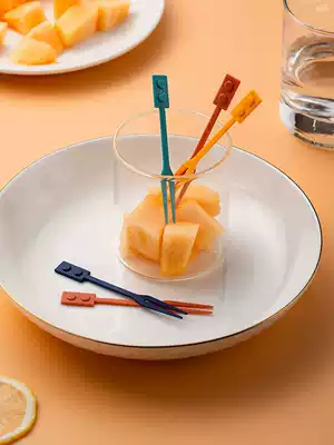 Fruit fork Disposable cute children's dessert fork Creative Korean fruit fork Household plastic cake sushi fork
