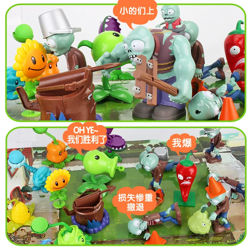 Подлинные Plants vs. Zombies, игрушка для мальчиков, набор для детей, полный комплект
