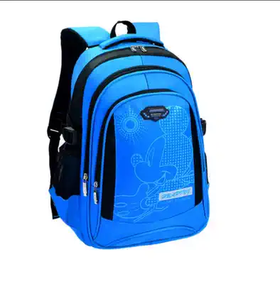 Junior high school student school bag boy four 5 sixth grade 3-6 backpack 4 canvas boy 1 primary school student big child large capacity