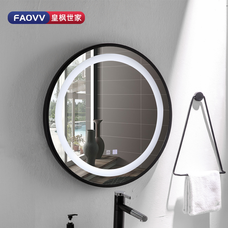 Bathroom Mirror Mirror Wall Wall Wall Wall Wall Hanging Toilet with LightScreen Anti-fog LED Mirror