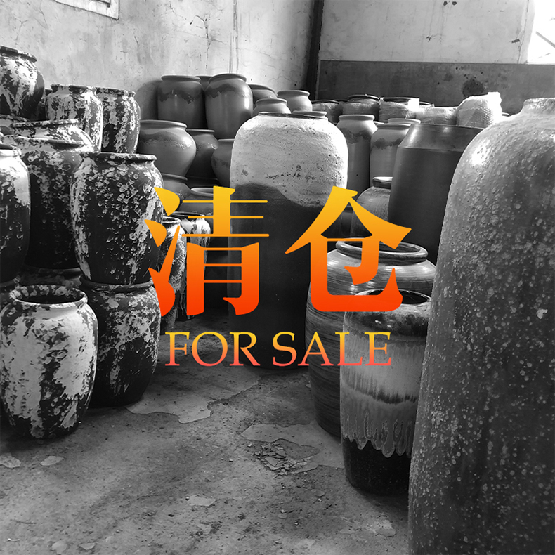 Clearance rule of jingdezhen ceramic landing big vase creative coarse pottery restoring ancient ways is the sitting room TV cabinet dry flower arranging furnishing articles