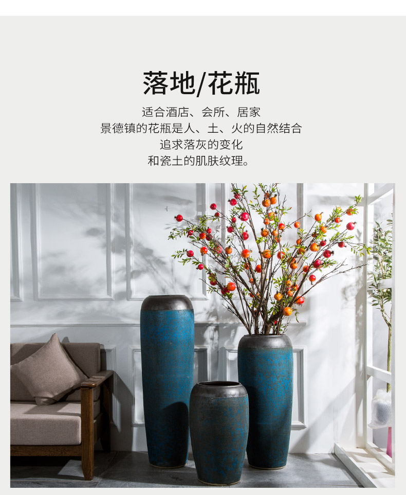 European ideas of jingdezhen ceramic vase of large sitting room flower arranging hotel villa household soft adornment POTS