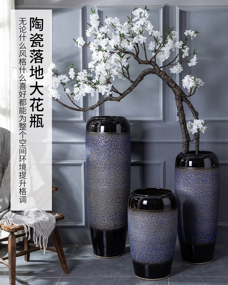 Ceramic large vases, I and contracted sitting room to heavy flower arranging flower implement coarse some Ceramic pot home furnishing articles