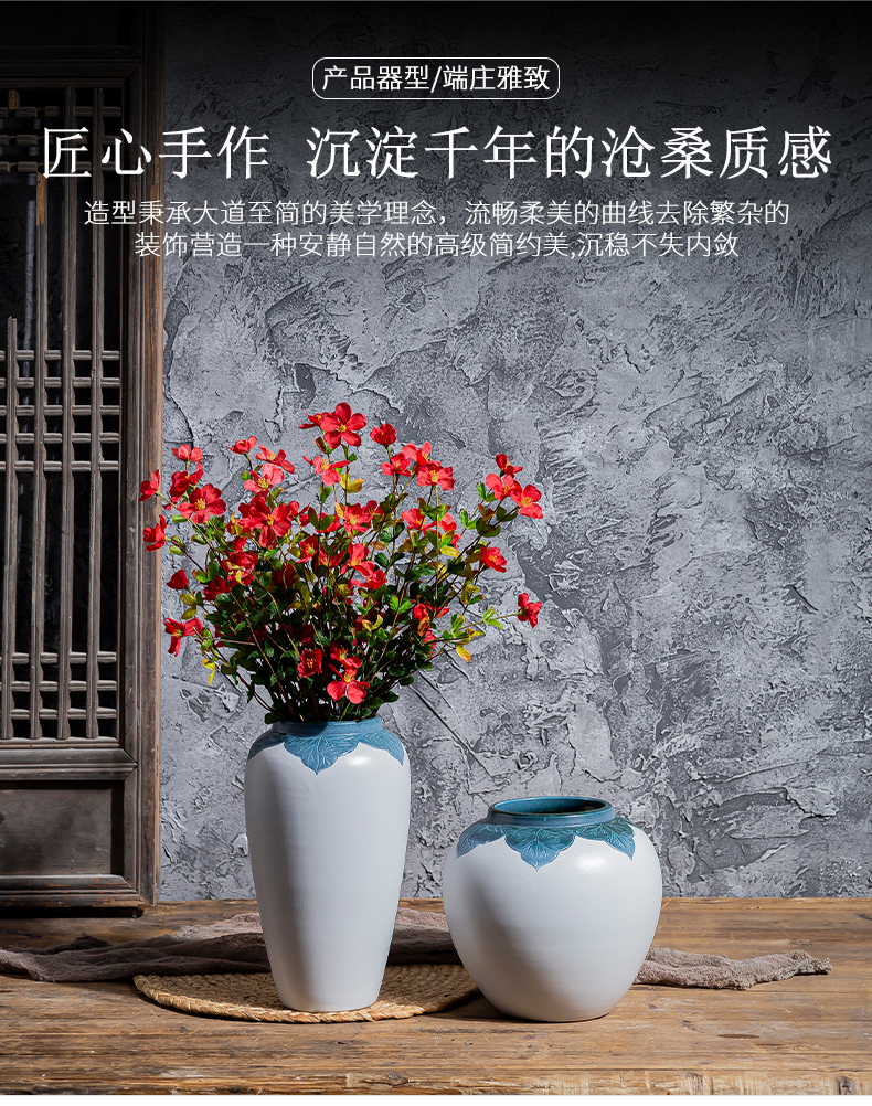 I and contracted vase furnishing articles sitting room dry flower arranging flowers Nordic creative TV ark, home decoration ceramic decoration