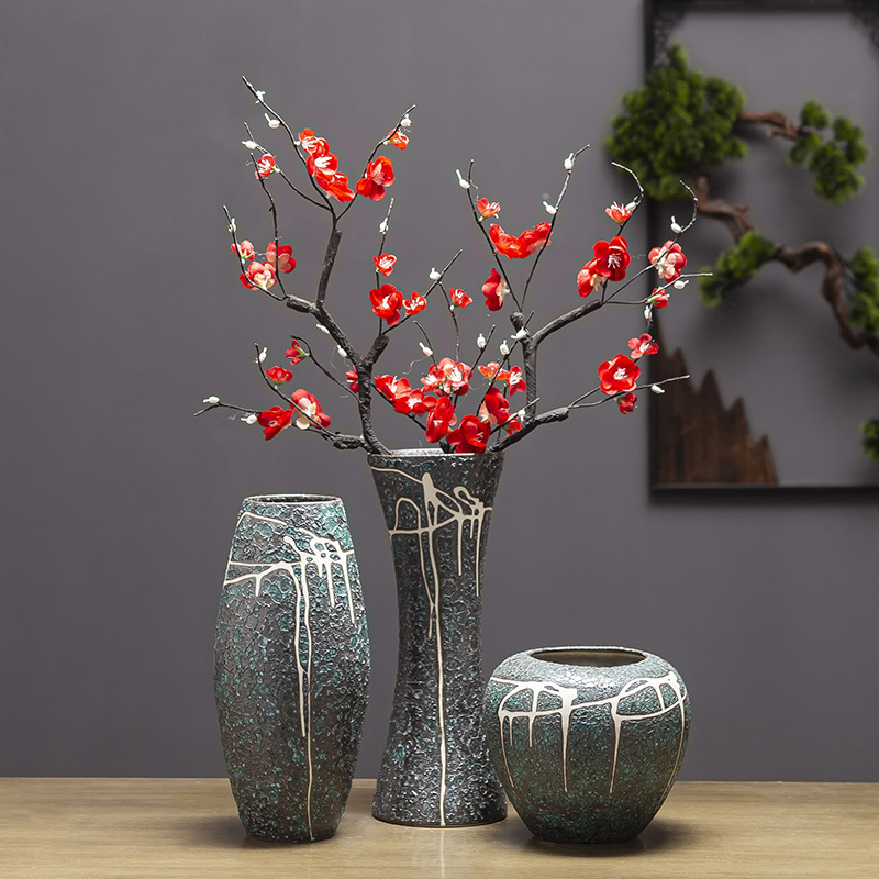 I and contracted land sitting room creative flower arranging furnishing articles home decoration ceramic dry flower flower bottles of floral arrangements
