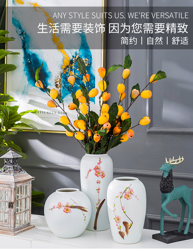 Jingdezhen new hand - made ceramic furnishing articles of the new Chinese style table decoration decoration flower arranging dried flowers I and contracted sitting room