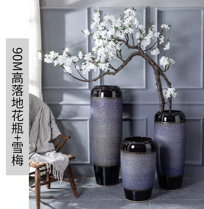 Ceramic large vases, I and contracted sitting room to heavy flower arranging flower implement coarse some Ceramic pot home furnishing articles