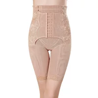 Quần eo cao hông hông cơ bụng corset quần boyshort Quần body của phụ nữ hàng khóa quần eo quần thoáng khí - Quần cơ thể quần lót ren cạp cao cho phụ nữ sau sinh