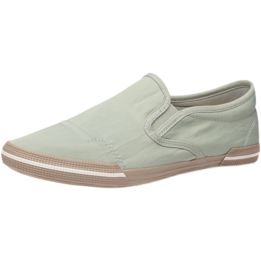 帆布鞋男款2025夏季新款透气懒人一脚蹬板鞋百搭休闲老北京布鞋男