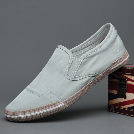 帆布鞋男款2025夏季新款透气懒人一脚蹬板鞋百搭休闲老北京布鞋男