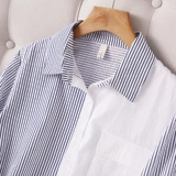 Модная дизайнерская хлопковая осенняя рубашка, оверсайз