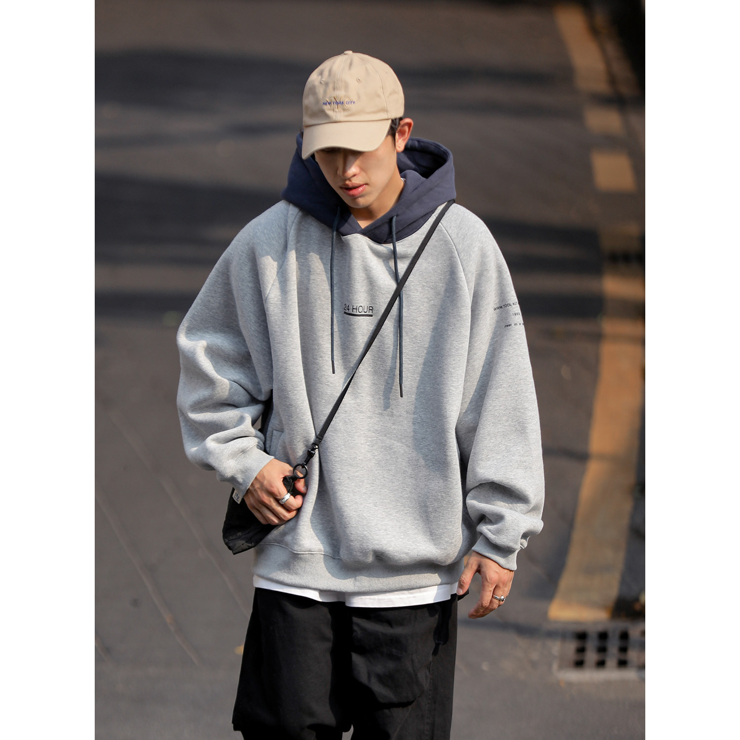 OFFBORD autumn/winter boarder with cap sports shirt masculin thickened winter clothing small crowdsourced design senses casual boys' blouses