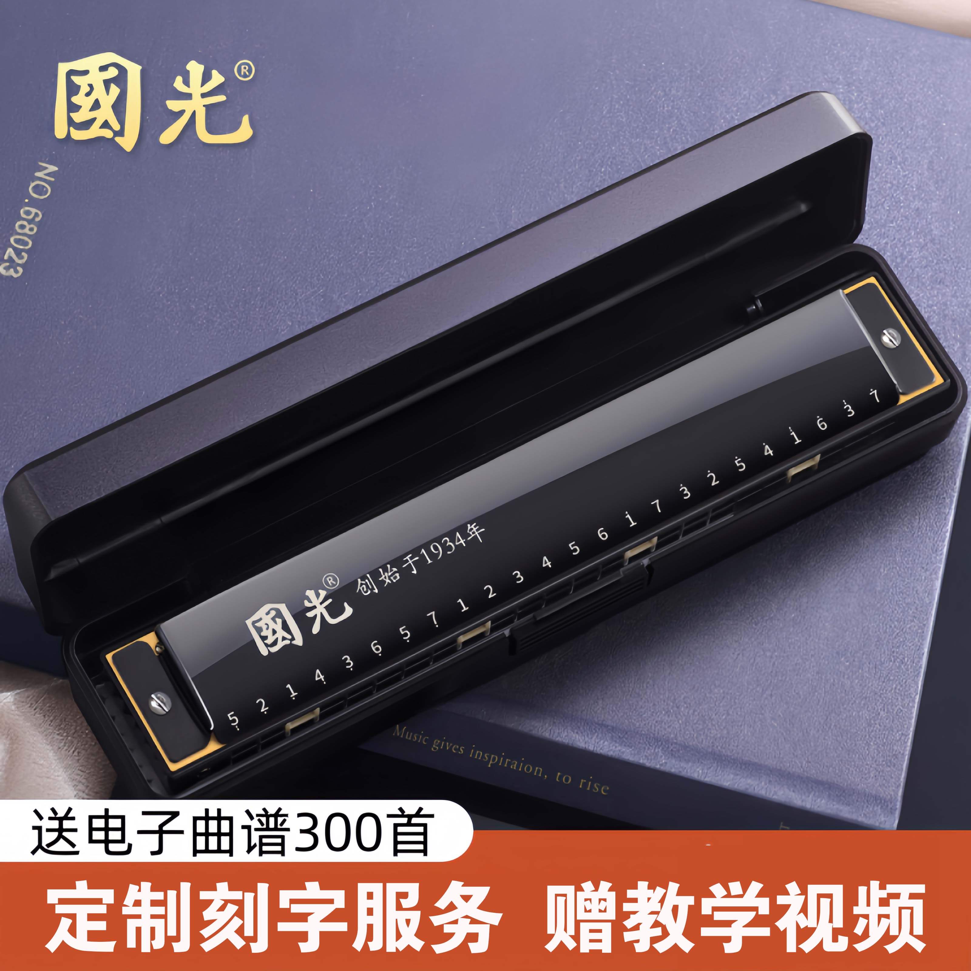 グオグアンの24穴ダイアトニックCハーモニカは、小学生、初心者、子供、大人向けです。28穴アクセントハーモニカは、プロの演奏家向けです。