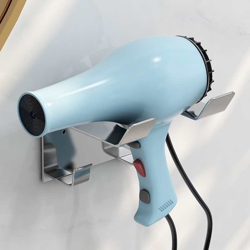 Hanging Hair Dryer Shelf Makeup room Toilet Shelving DRYER RACK STORAGE LAYER RACK-FREE WALL-MOUNTED HAIRDRYER RACK