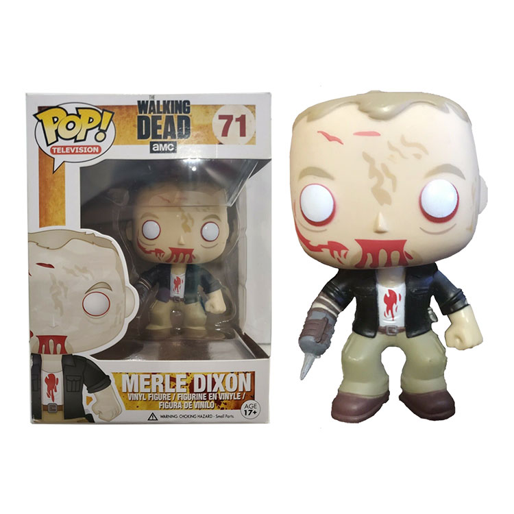 funko walking dead the walking dead Zombie Moore model model merle desktop ornaments