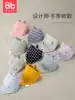 Saliva towel pure cotton baby triangle towel Newborn baby bib Waterproof triangle saliva towel autumn and winter thickened section