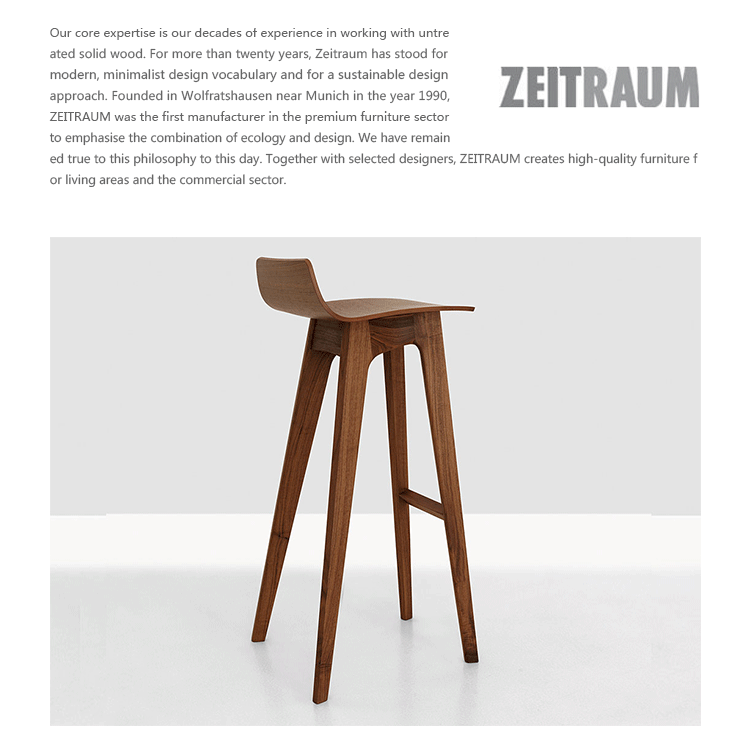 Fineline thiết kế nội thất MORPH BAR STOOL biến dạng thanh phân tro liễu gỗ chân thanh phân - Giải trí / Bar / KTV đèn bàn