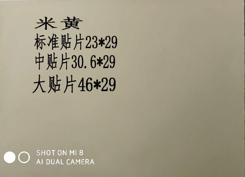 Beige large patch philatelic stamp exhibition stamp collection standard patch paper 46*29 cm 230g version paper can be delivered on both sides