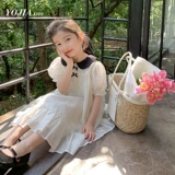 Элитное платье, юбка, детская летняя одежда, летний наряд маленькой принцессы, в западном стиле, изысканный стиль