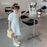 Ципао, летняя детская юбка, ханьфу, детское платье для принцессы, детская одежда, китайский стиль, популярно в интернете