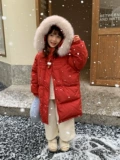 Пуховик, красная куртка, детская одежда