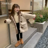 Демисезонная куртка, детский пуховик, бархатный свитер, в западном стиле, подходит для подростков