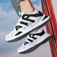 夏季韩版网面爆米花底休闲老爹鞋男