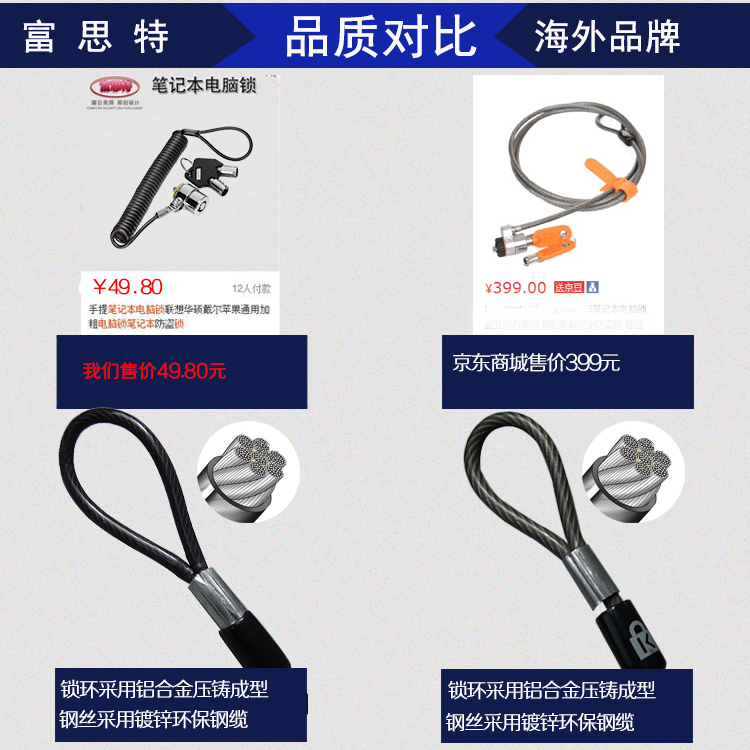 Apple máy tính xách tay khóa máy tính xách tay khóa bảo mật phổ quát Lenovo Huawei máy tính bảng khóa máy tính xách tay chống trộm khóa - USB Aaccessories sạc micro usb