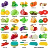 Экспорт иностранной торговли Дети сокращают симуляцию овощей, могут очистить фрукты, фрукты, нарезать музыку кухню игрушки и девушки, чтобы готовить