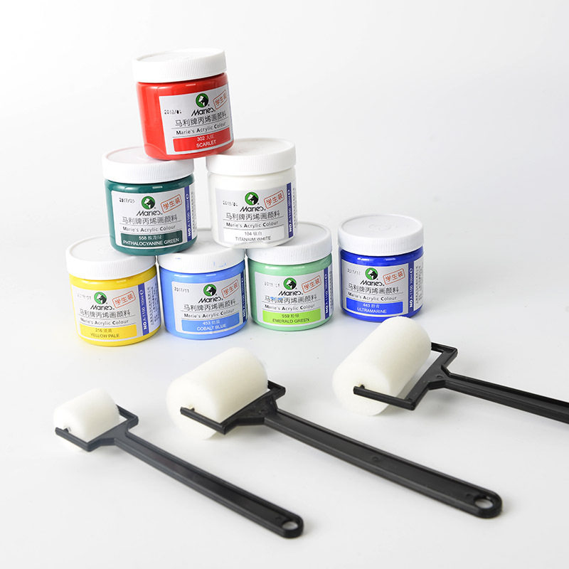 Children's Graffiti Pack Painted special Painting Creative Diy Kit roller brushes Pigment Composition C Packen 