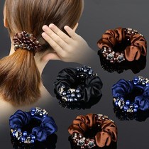 Head rope woman Korea simple hair hair rope decorated adult dish hair leather jewelry hair rope tied to the band