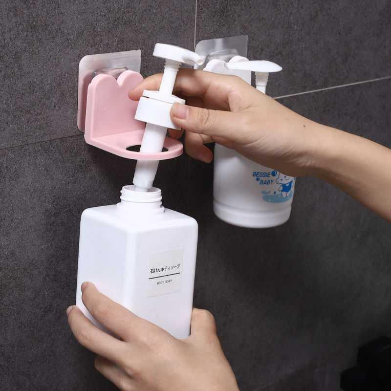 The third-generation shower gel rack bathroom wall-mounted punch-free shampoo rack bathroom hand sanitizer storage rack