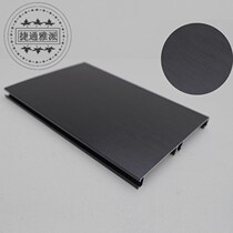 10cm skirting board aluminum alloy black brushed skirting line thickening 1 1 1 kitchen cabinet 100 high skirting board