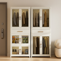 Installation-free folding simple wardrobe home bedroom rental storage cabinet strong and durable baby childrens wardrobe