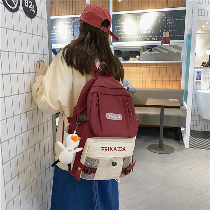 French counter Cins Kuku~ new schoolbag female high-capacity junior high school students Mori ins backpack