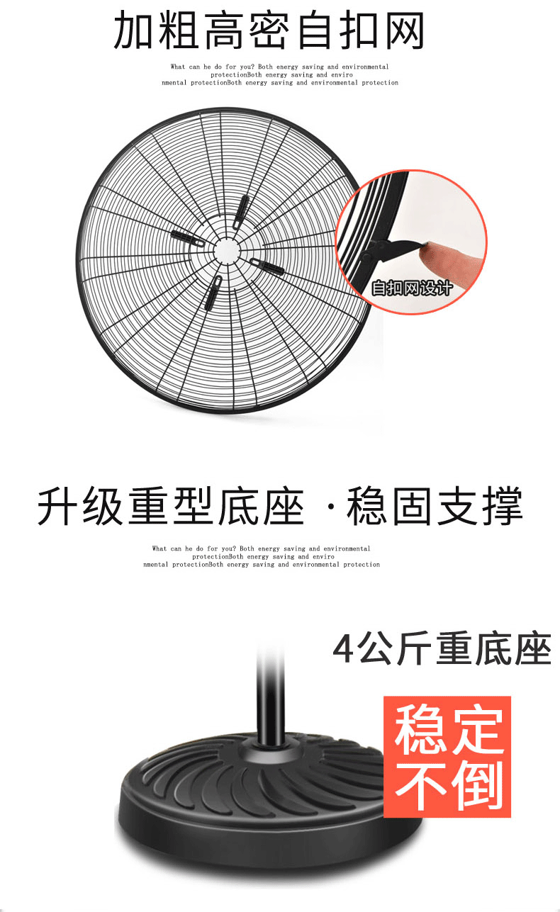 Quạt công nghiệp màu xanh nóng công suất cao lắc đầu nhà máy mạnh mẽ treo tường quạt sàn không khí lớn khối lượng thương mại quạt - Quạt điện quạt mini cầm tay điện máy xanh