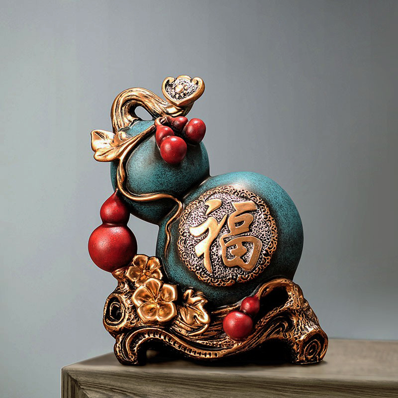 Creative new décor home Chinese hoist savings tank XuanGuan Living Room TV cabinet Wine desktop gift delivery