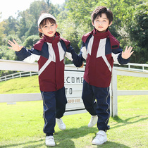 Kindergarten uniforms spring autumn and winter three-piece jackets primary school uniforms class uniforms sports meeting opening ceremony clothing