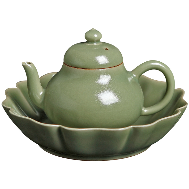 Maintain secretary glazed green was jingdezhen ceramic cups masters cup personal kung fu sample tea cup manually on the teapot